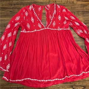 Free People Boho Knee Length Dress size Small